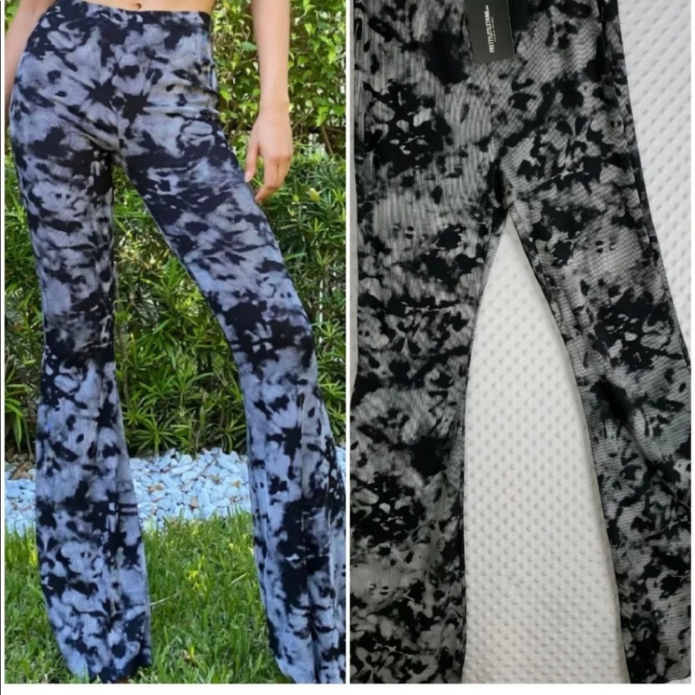 Pretty little thing extra long tall 37 inch and same tie-dye pants. Size L 12/14